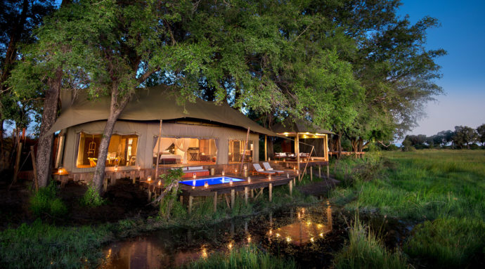 Duba Plains Camp, Okavango Delta, Botswana